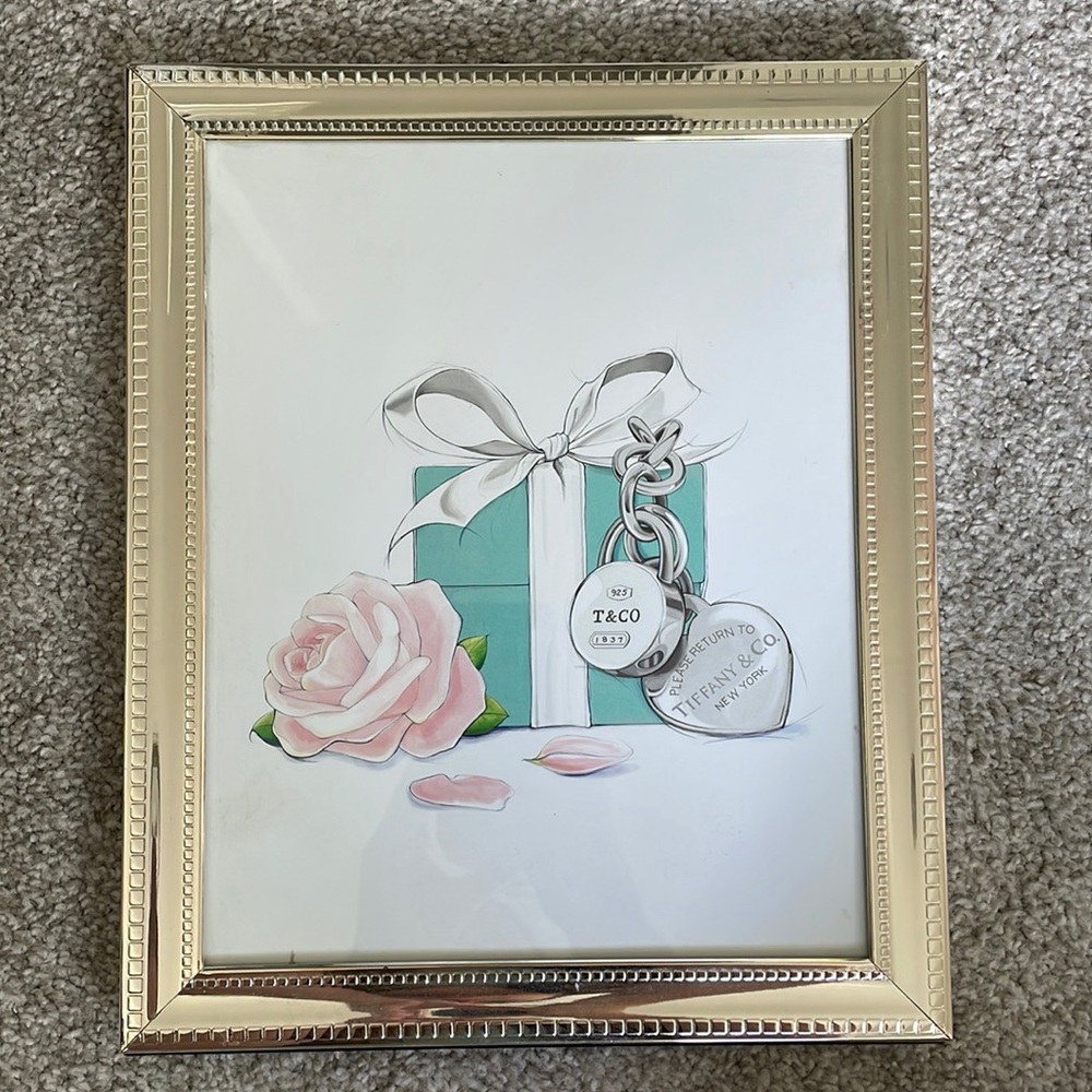 Framed Tiffany & Co Picture